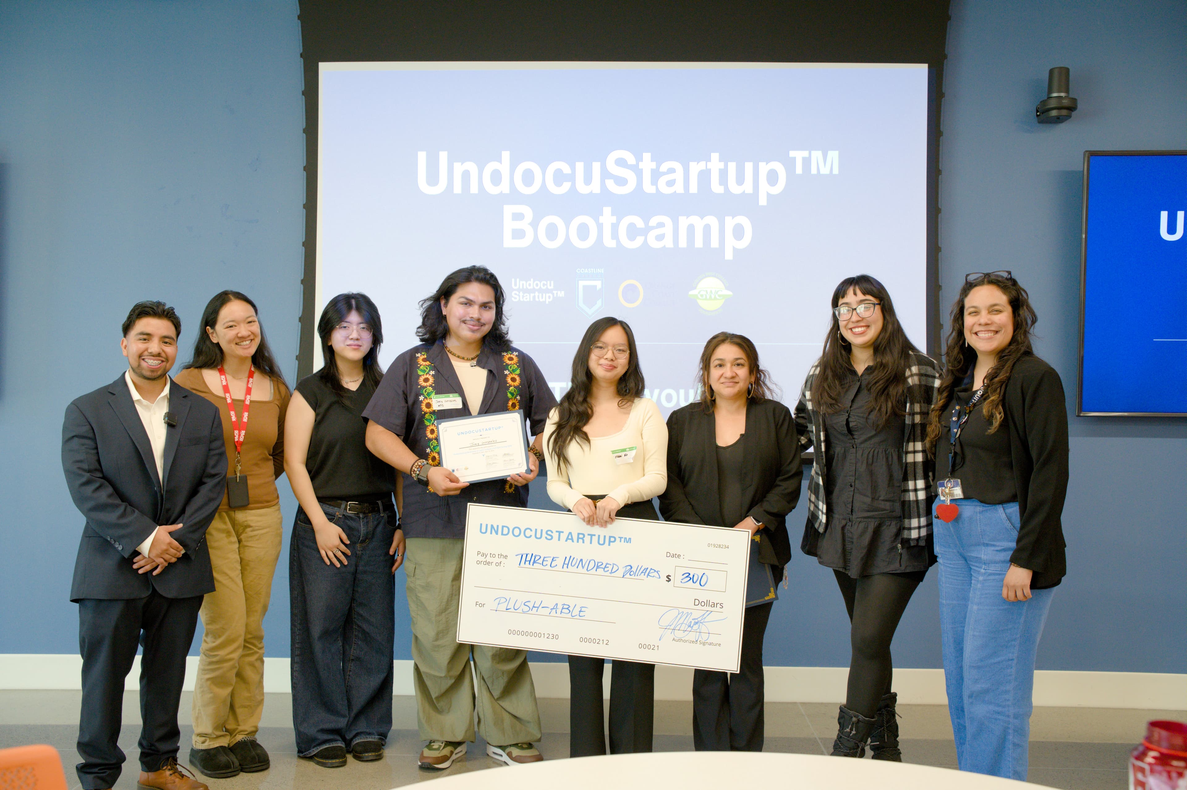 UndocuStartup students celebrating together